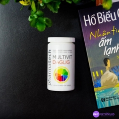 Viên uống Multivit daglig 12 Vitamin & khoáng chất tổng hợp Na Uy - Hộp 180 viên