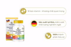 Viên uống Vitamin & Mineral Komplex H/100v WARNKE Vitamin khoáng chất tổng hợp