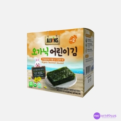Rong biển hữu cơ ăn liền cho bé Alvins 20g