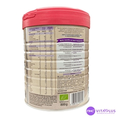 Sữa bò hữu cơ Babybio số 2 dòng Optima bổ sung lợi khuẩn 800g (6 - 12 tháng)