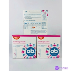 Tampons O.B Original Super 4 giọt mềm mịn thấm hút tốt, 56St