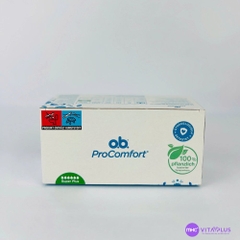 Tampons o.b. ProComfort SuperPlus 6 giọt kích thước nhỏ thấm hút mạnh, 32st