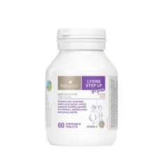 Viên nhai tăng chiều cao Lysine Step Up For Youth Bioisland 60 viên