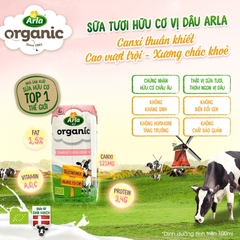 Sữa tươi hữu cơ vị dâu Arla 200ml