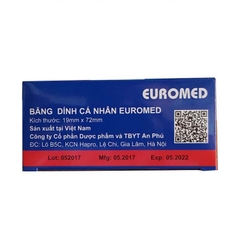 Hộp 100 băng cá nhân EUROMED