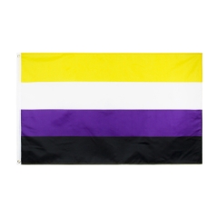 Cờ LGBT Non binary Phi nhị nguyên giới