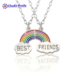 SET 2 Dây Chuyền Cầu Vồng BEST & FRIENDS Rainbow LGBT