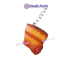 Móc khóa hình thịt heo kho độc đáo