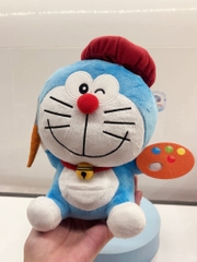 Gấu Bông Doraemon Cosplay Họa Sĩ – Movie 2025 “Nobita’s Art World Tales” (Size ~20cm)