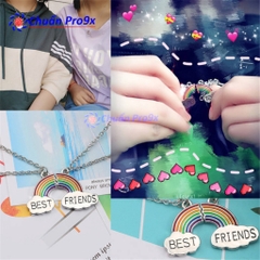 SET 2 Dây Chuyền Cầu Vồng BEST & FRIENDS Rainbow LGBT