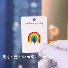 Huy hiệu cài áo Pin Enamel Cầu vồng Tan chảy Melting Rainbow Pride LGBT Phụ kiện thời trang độc lạ - Chuẩn Pro9x