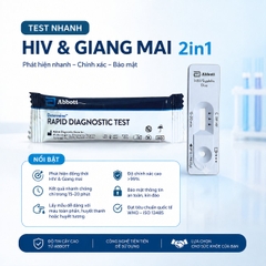 Bộ Test Combo HIV Và Giang Mai Abbott Bioline HIV/Syphilis Duo (2in1)