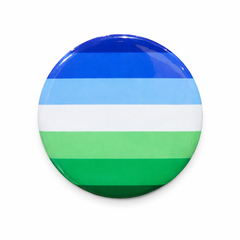 Huy Hiệu LGBT Gay Nam (Cờ MLM) 44mm – Phụ Kiện Cài Áo Tự Hào