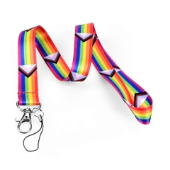 Dây Đeo Thẻ Cầu Vồng LGBT Progress Pride - Dây Treo Thẻ Nhân Viên, Thẻ Học Sinh Cao Cấp Chuẩn Pro9x