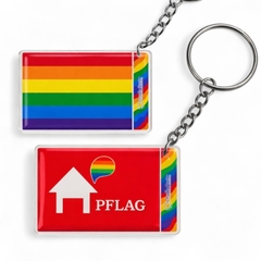 Móc khóa PFLAG VIỆT NAM nhựa dẻo