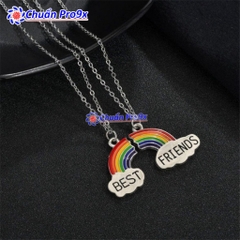 SET 2 Dây Chuyền Cầu Vồng BEST & FRIENDS Rainbow LGBT