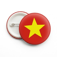 Huy hiệu Quốc Kỳ Việt Nam 44 mm
