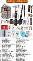 Bộ dụng cụ thiết bị sinh tồn đa chức năng F01