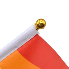 Cờ LGBT Lục Sắc Cầm Tay 14x21 cm