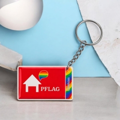 Móc khóa PFLAG VIỆT NAM nhựa dẻo