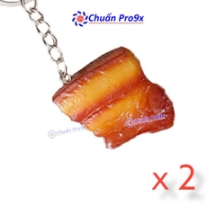 Móc khóa hình thịt heo kho độc đáo