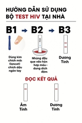 Que test HIV tại nhà Fastep USA kết quả chính xác