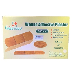 Băng dán cá nhân Greetmed hộp 100 miếng 72 x 19 mm ( Băng Y Tế )
