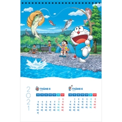 Lịch Treo Tường Doraemon 2021