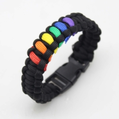 Vòng tay LGBT dây bện phượt