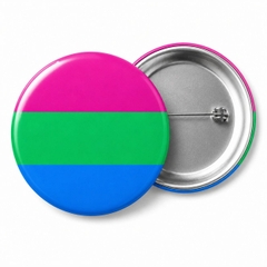 Huy Hiệu LGBT cờ Đa tính 44mm