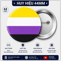 Huy Hiệu LGBT Nonbinary 44mm