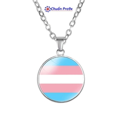 Dây chuyền LGBT mặt tròn Transgender
