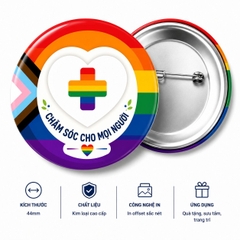 Bộ Sưu Tập HUY HIỆU LGBT CHĂM SÓC HÒA NHẬP 44mm