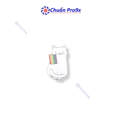 Ghim cài áo Mèo LGBT cờ WH01