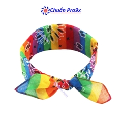 Khăn choàng họa tiết sọc cầu vồng LGBT Họa Tiết Hoa