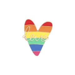 Ghim cài áo LGBT Love hình trái tim GTT33533