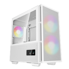 Thùng máy Deepcool CH360 Digital WH - Trắng | Kèm sẵn 3 fan ARGB