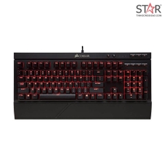 Bàn Phím Corsair K68 Red Led - MX Red (Đen)
