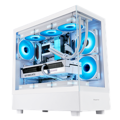 Thùng máy Segotep Endura Pro+ Trắng | Full-ATX, không fan