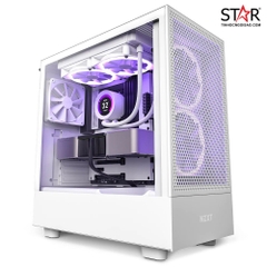 Thùng máy NZXT H5 Flow White (CC-H51FW-01)