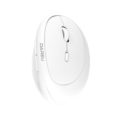 Chuột công thái học Dare-U LM158D - Trắng | Dual Mode: Wired + 2.4G