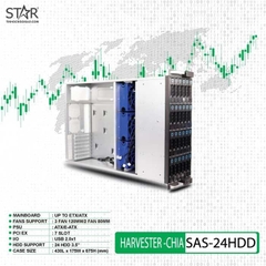 Thùng máy VSP Havester-CHIA SAS-24HDD (HDD 3.5″ x 24)