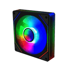 Fan Case Leopard S1 Auto RGB - Đen | Gió ngược, cắm nguồn trực tiếp