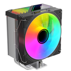 Tản nhiệt khí CPU CoolMoon GT400 ARGB - Black | Hiển thị nhiệt độ, hỗ trợ socket 2011