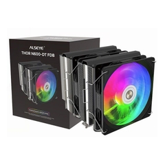 Tản Nhiệt CPU Alseye Thor N600-DT đen 2 Tháp ARGB - Nhập Khẩu