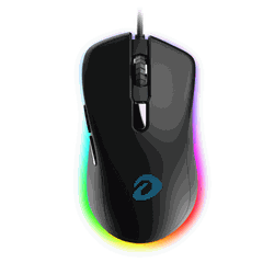 Chuột Gaming DareU EM908X - Black | Optical sw (RGB, BRAVO sensor)