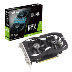 Card màn hình ASUS Dual RTX 3050 6GB GDDR6 (90YV0K61-M1NA00)