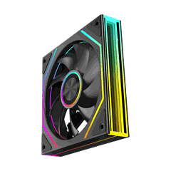 Fan Case Leopard Prism 4RS Ultra ARGB - Đen, gió ngược, fan lẻ