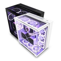 Thùng máy NZXT H9 Elite (Black/ White) | Mid Tower, kèm sẵn 4 fan