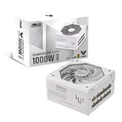 Nguồn ASUS TUF Gaming 1000W Gold White Edition | 80 Plus Gold, Full Modular, ATX 3.1, PCIe 5.0